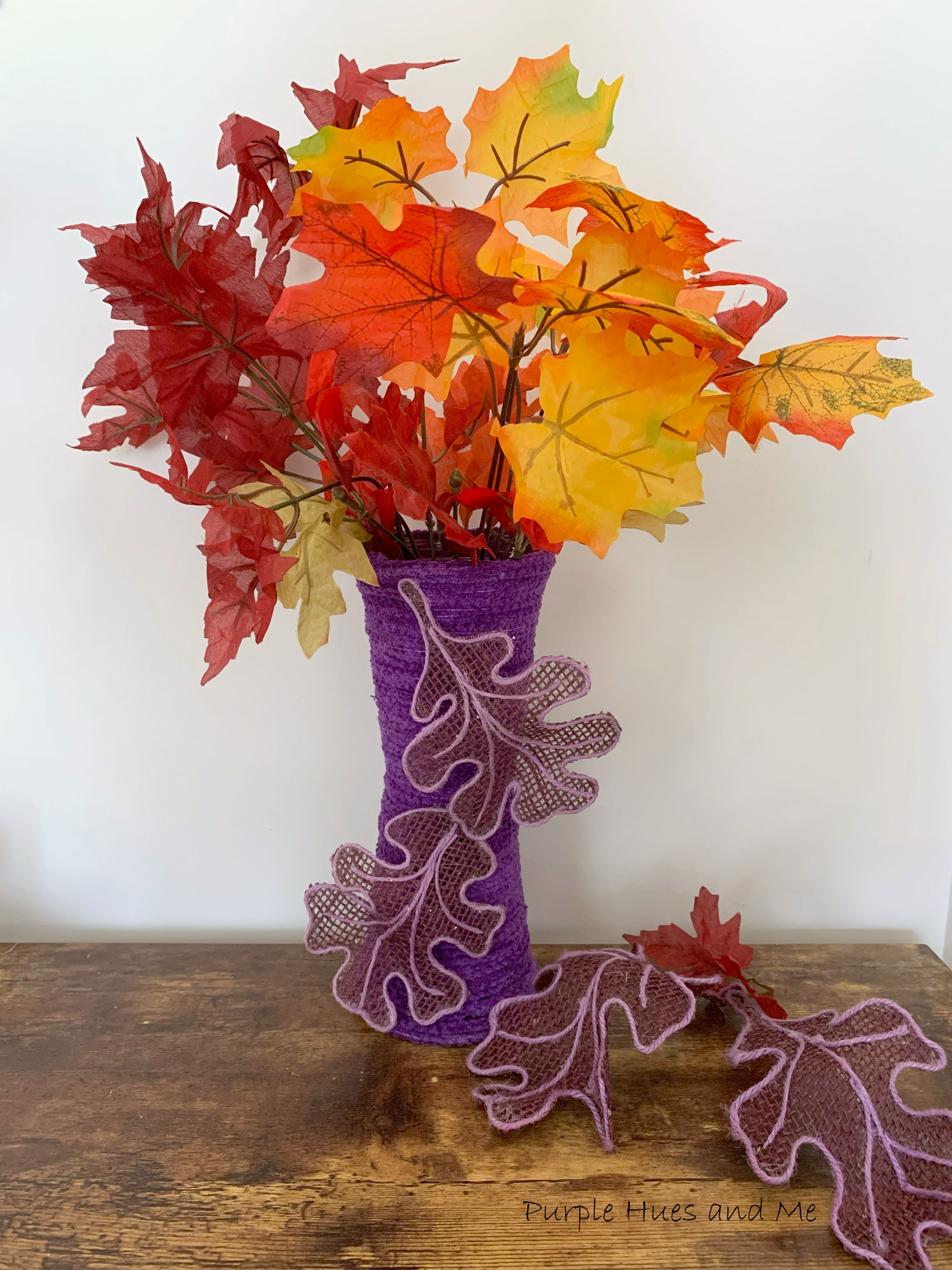 Purple Hues and Me: Upcycled Plastic Cup Vase