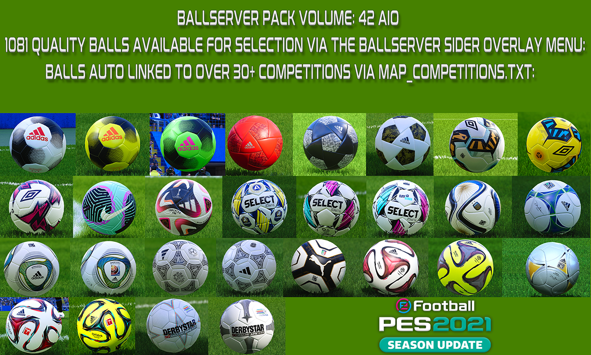 PES 2021 BallServer Pack Volume: 42 AIO