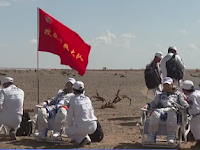 Chinese astronauts land after historic 3-month mission to new space station.