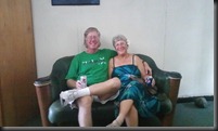 Bob and I in Airport