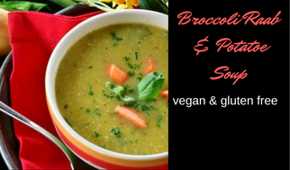 broccoli raab and potato soup