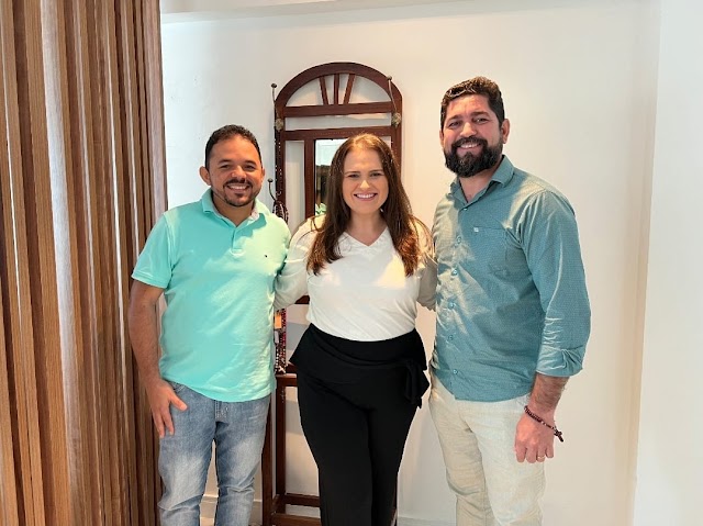 Pré-candidato a prefeito e representante do Solidariedade se reúnem com Marília Arraes para discutir futuro político de Jaboatão dos Guararapes