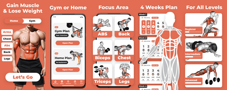 Fitness and Bodybuilding app