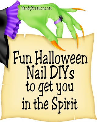 Get in the Halloween spirit all month long with these 27 fun nail art designs.  You can DIY your own nails at home and dress them up in a different Halloween "costume" every day.