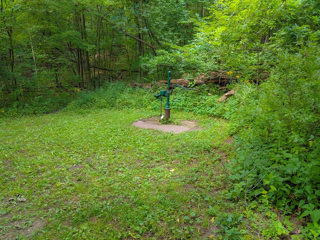 Water pump near shelter #1