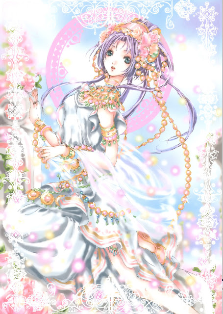 anime fancy,white dress, Tukiji Nao