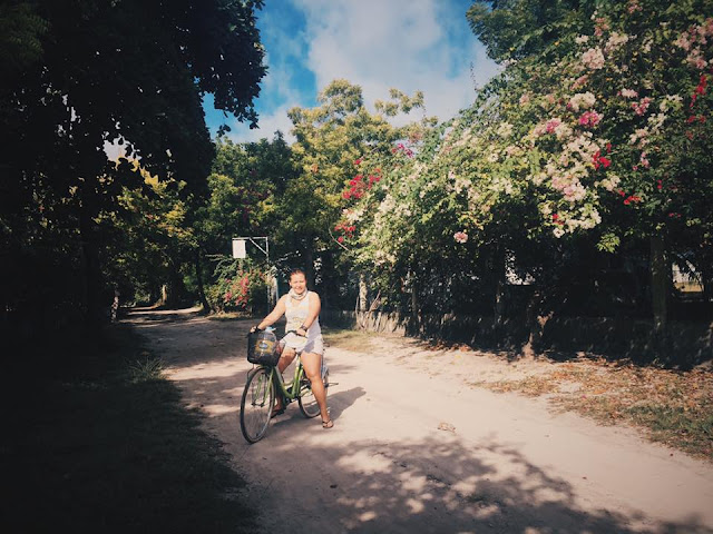 BIking in Olango island