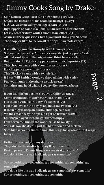 jimmy cooks by drake lyrics images page 2
