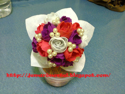 colorful flower for bride