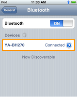 iPod Touch Bluetooth