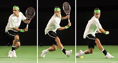 More pics photos on Roger Federer Backhand