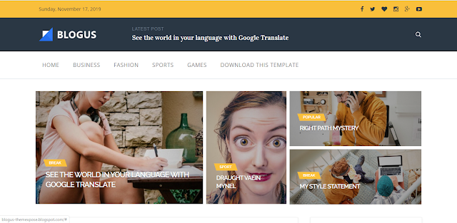 Blogus Blogger Template