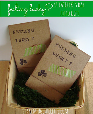 Feeling lucky? St. Patrick's Day lotto gift at shakentogetherlife.com