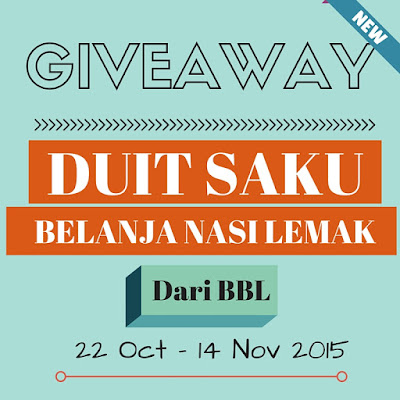 giveaway, duit saku dari BBL, Tambah pendapatan