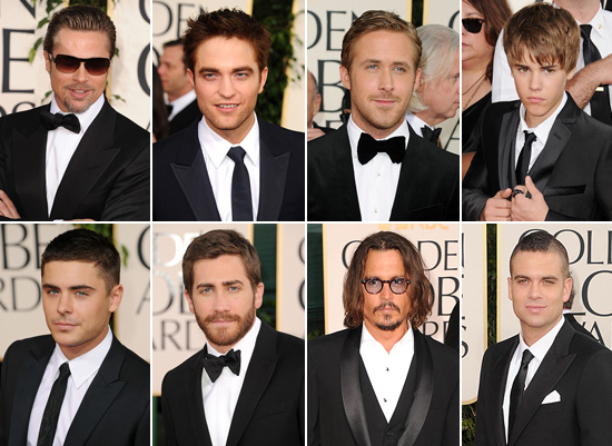 Hot Guys At The Golden Globes