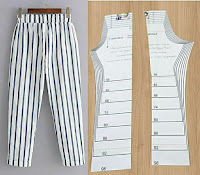 Patrones de costura de pantalones