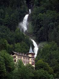 Grandhotel Giessbach, водопад Гиссбах