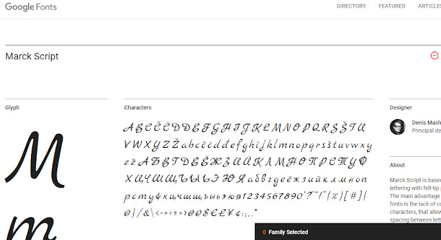 google fonts adaenlanube