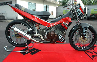 Itulah beberapa Gambar Modifikasi Motor Satria FU 150 Terbaru, semoga  title=