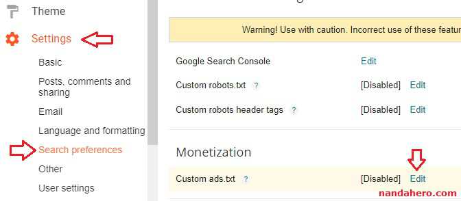 Cara Mudah Mengaktifkan Ads.txt di Blogger