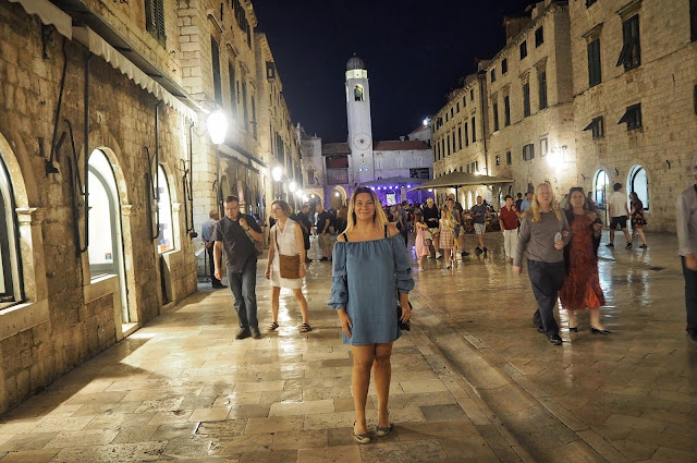 Stradun, Old City, Dubrovnik, Night, Tour, City