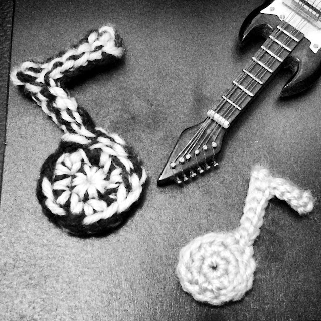 crochet musical notes - nephithyrion