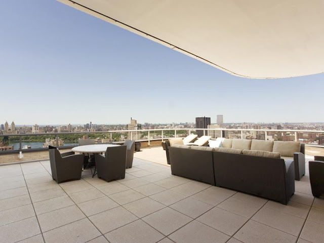 Photo of huge rooftop terrace in New York penthouse