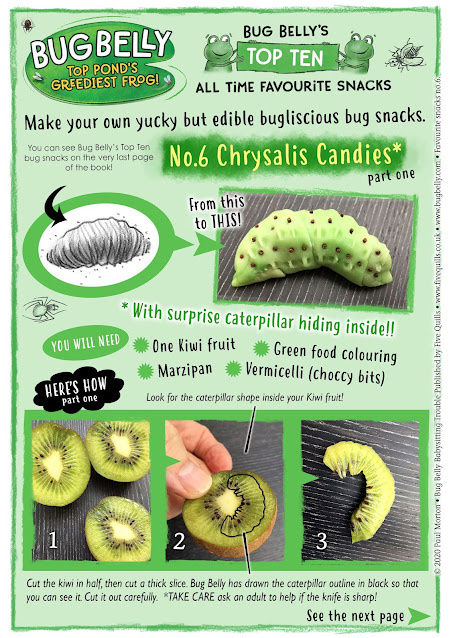 Chrysalis Candies edible bugs recipe