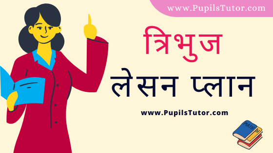 (त्रिभुज पाठ योजना) Tribhuj Lesson Plan Of Math In Hindi On Micro Teaching Skill Of Introduction For B.Ed, DE.L.ED, BTC, M.Ed 1st 2nd Year And Class 7 To 9th Teacher Free Download PDF | Triangle Lesson Plan In Hindi - www.pupilstutor.com