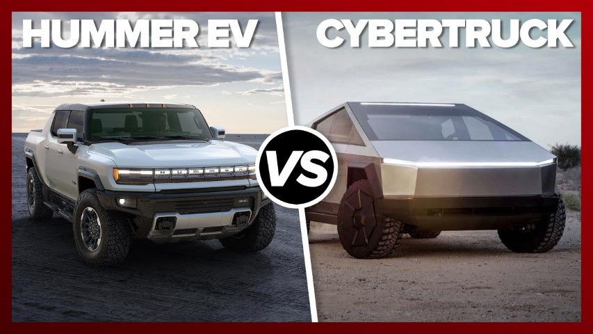 hummer ev vs tesla cyber truck comparison