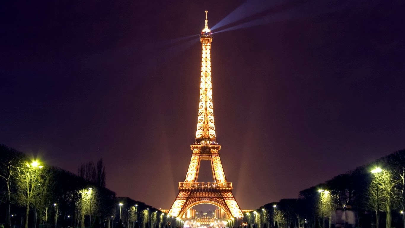 WALLPAPER ANDROID IPHONE Wallpaper Menara Eiffel Malam Hari