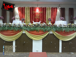 Wedding Dinner at Pandan Indah Dewan MPAJ by Vina Canopy & Decor