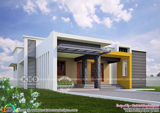 Contemporary model one floor home 1700 sq-ft