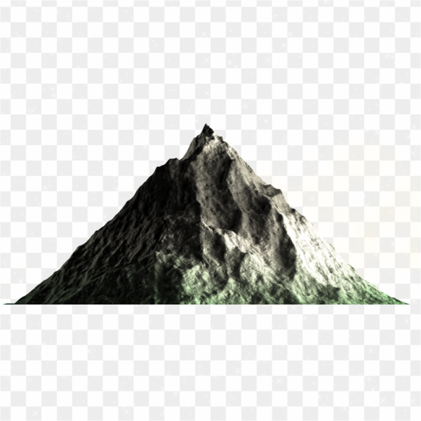 Montaña rocosa png transparente