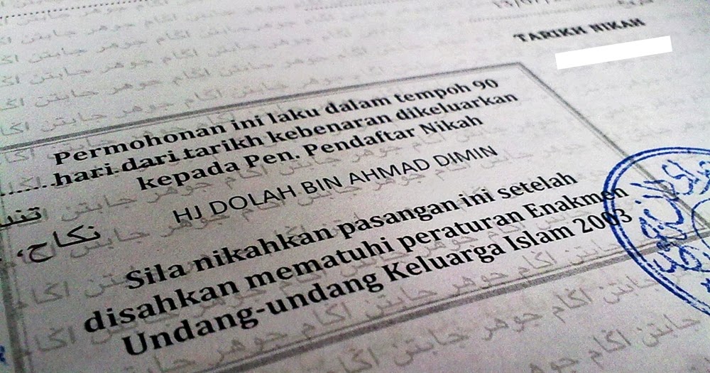 Soalan Interview Hantar Borang Nikah - Contoh 1310