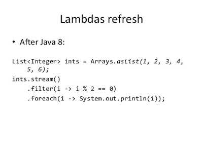  has introduced a novel way to loop over a List or Collection Java 8 forEach() Loop Example