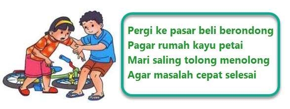 Membuat Pantun Tentang Tolong Menolong Mikirbae