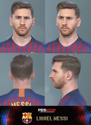 PES 2019 Faces Lionel Messi by Messi Pradeep