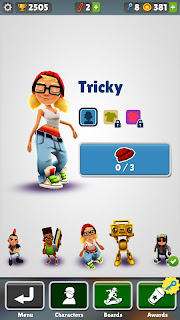 Characters of subway surfers