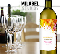 Romantic Anniversary Wine Labels