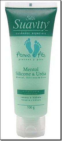 Sther Mentol e Uréia para os pés