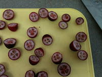 homemade craisins; chop, place on baking sheet, and dry at 200-400 degrees Farenheit (depending on your patience) until dehydrated.