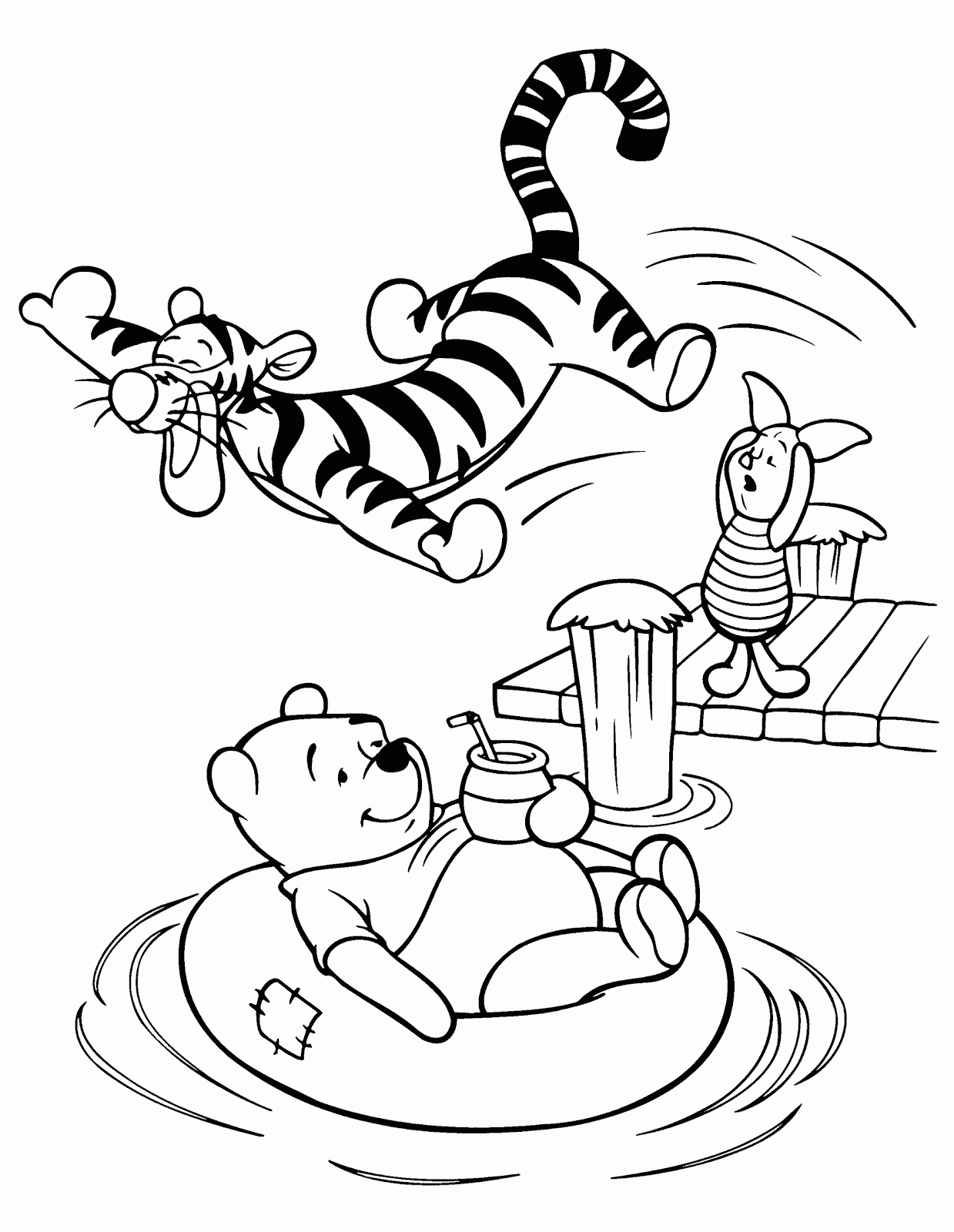 Download Disney Coloring Pages: 7 Walt Disney Winnie The Pooh and ...
