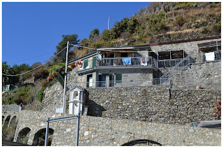 Cinque Terre i Manarola - miasto wybrzeża liguryjskiego we Włoszech