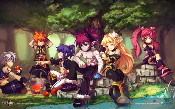 Grand Chase Wallpaper Descanso do Combate Postado por SkyofDragons s 16