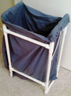  Keranjang  Laundry dari Pipa PVC Kantong Wadah Baju  Kotor  