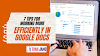 Boost Your Productivity: 7 Tips for Working More Efficiently in Google Docs