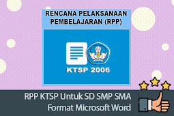 Rpp Ktsp Untuk Sd Smp Sma Format Microsoft Word