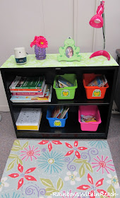 photo of: Inviting Classroom Space with Area Rug and Lamp