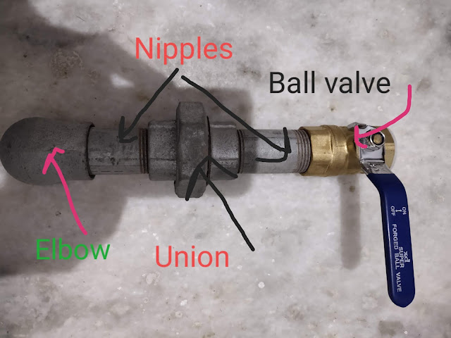 How to disconnect union of motor?